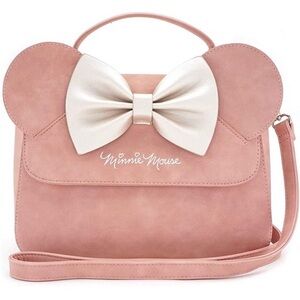 Loungefly Disney Minnie Mouse Crossbody Bag with ears and bow